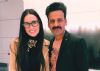 Manoj Bajpayee gifts the DVD's of his films to Demi Moore