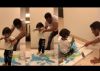 Salman TEACHING nephew Ahil to do Canvas Painting is too CUTE to MISS