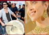 Ranveer Plays DHOL for his ladylove; Deepika BLUSHES at their SANGEET