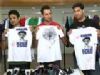 Delhi Belly Stars at the Delhi Belly T-shirts launch