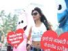 Sherlyn Chopra Promotes 'PETA's New Campaign