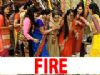 Aarushi's Saree Catches Fire
