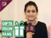 Team India Forums delivers Aditi Gupta the gifts sent by her fans