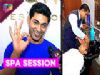 Ruslaan Mumtaz's visit to a Spa for a relaxing time