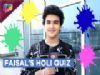 Faisal Khan Shares His Holi Plans | Holi Special