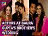 Shahid Kapoor, Mira Rajpoot And Others Make A Striking Appearance At Gaurav's Brother's Wedding