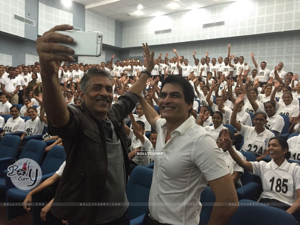 Jai Gangaajal cast interact with 400 cadets during their visit to the Gujarat Police academy (396019) size:1024x768