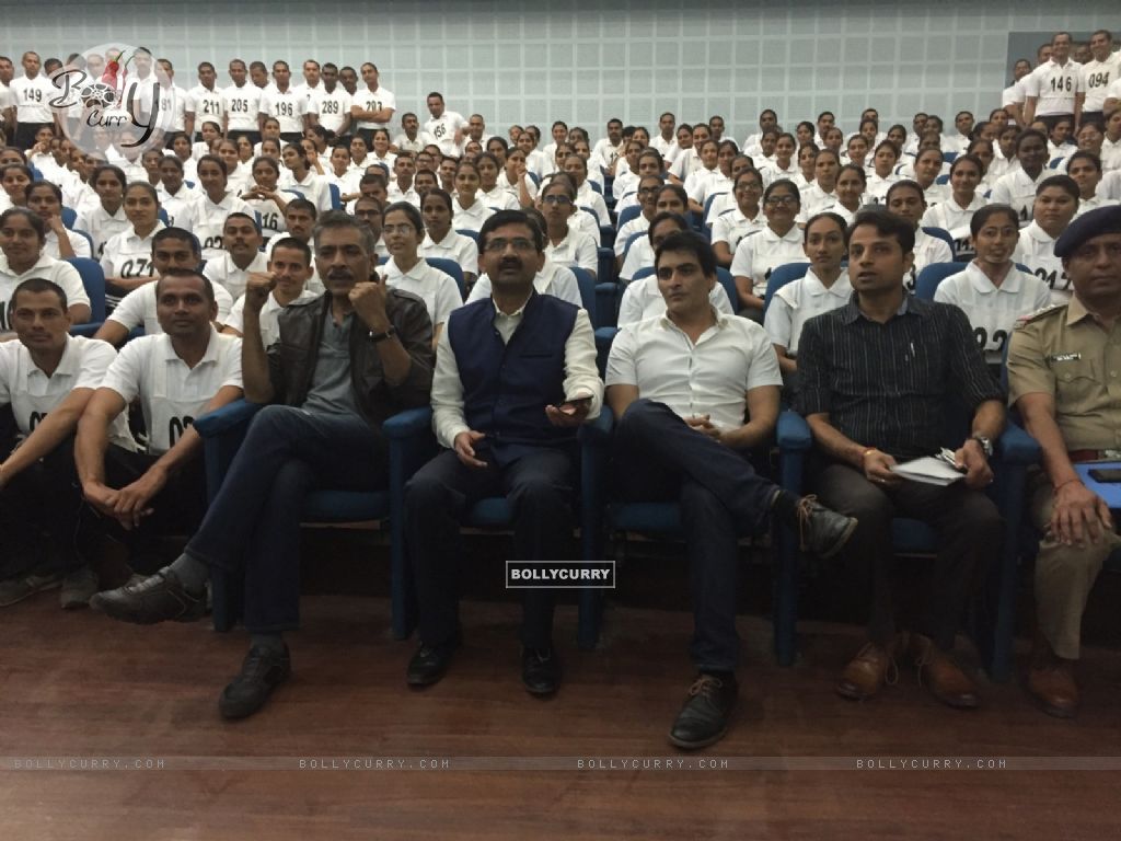 Jai Gangaajal cast interact with 400 cadets during their visit to the Gujarat Police academy (396020) size:1024x768
