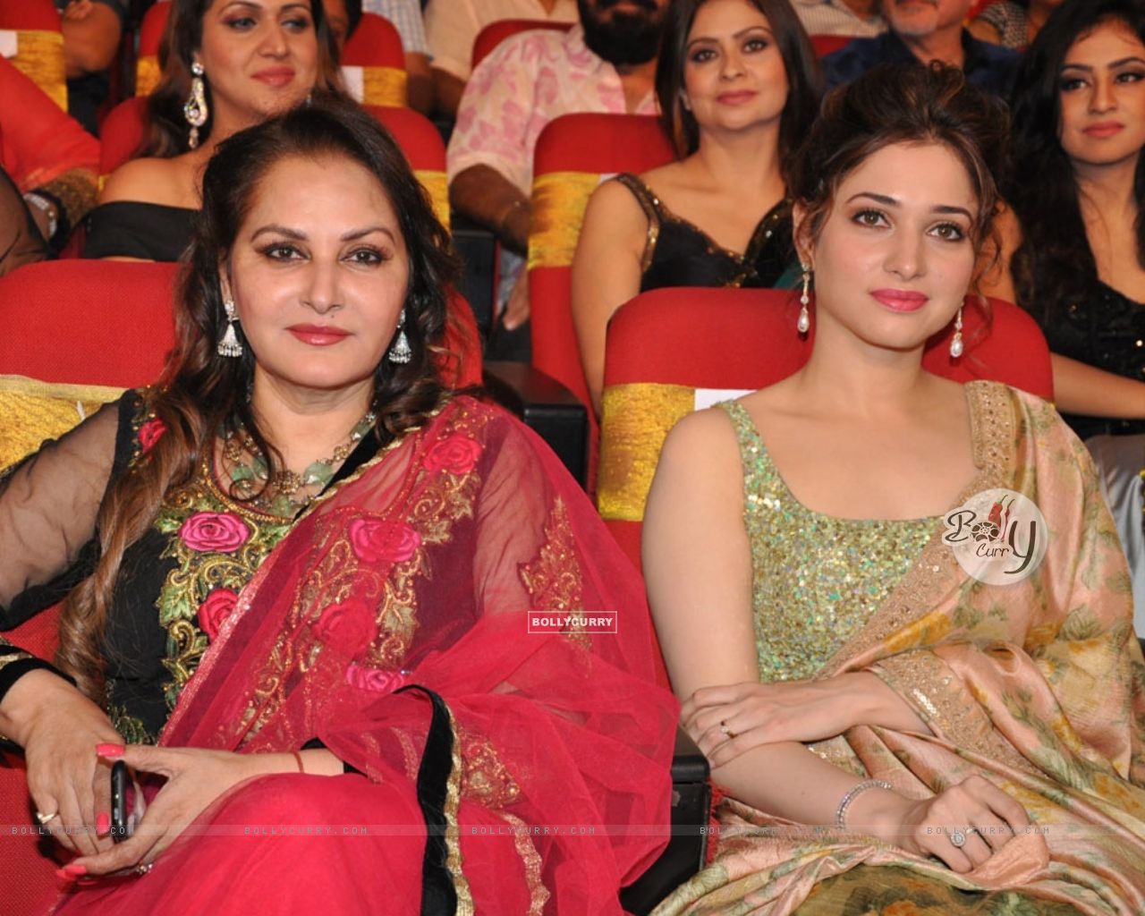 Jaya Prada and Tamannaah Bhatia at TSR Tv9 National Awards | Jaya Prada  Event Photo Gallery | 371855