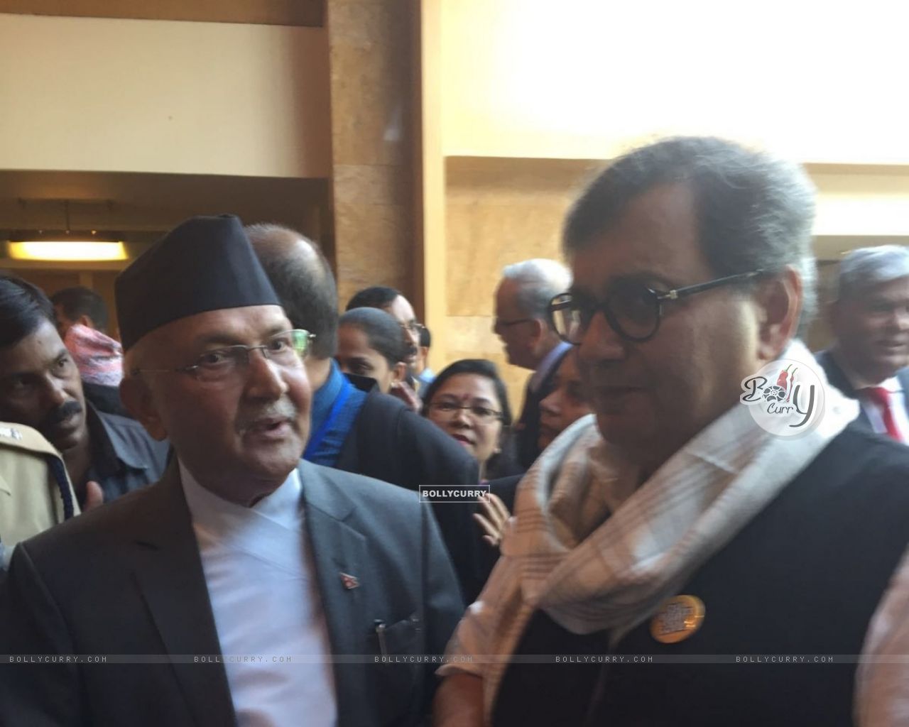 Subhash Ghai meets Nepal Prime Minister (397940) size:1280x1024