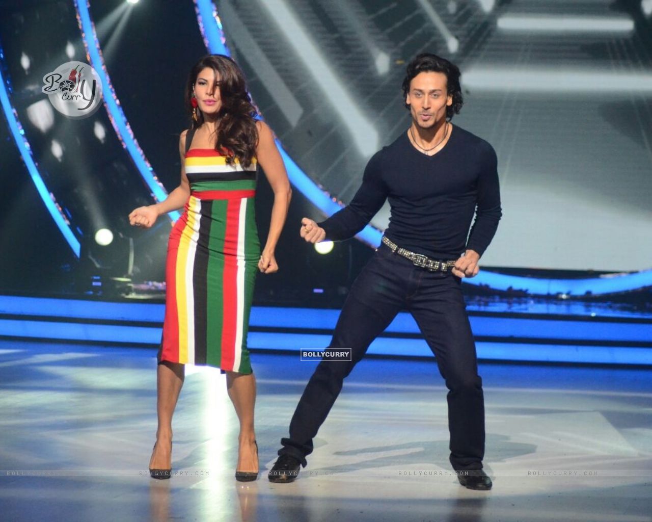 Wallpaper - Tiger Shroff and Jacqueline Fernandes performs and Promotes 'A Flying  Jatt' on Jhalak Dikhhla Jaa (414532) size:1280x1024