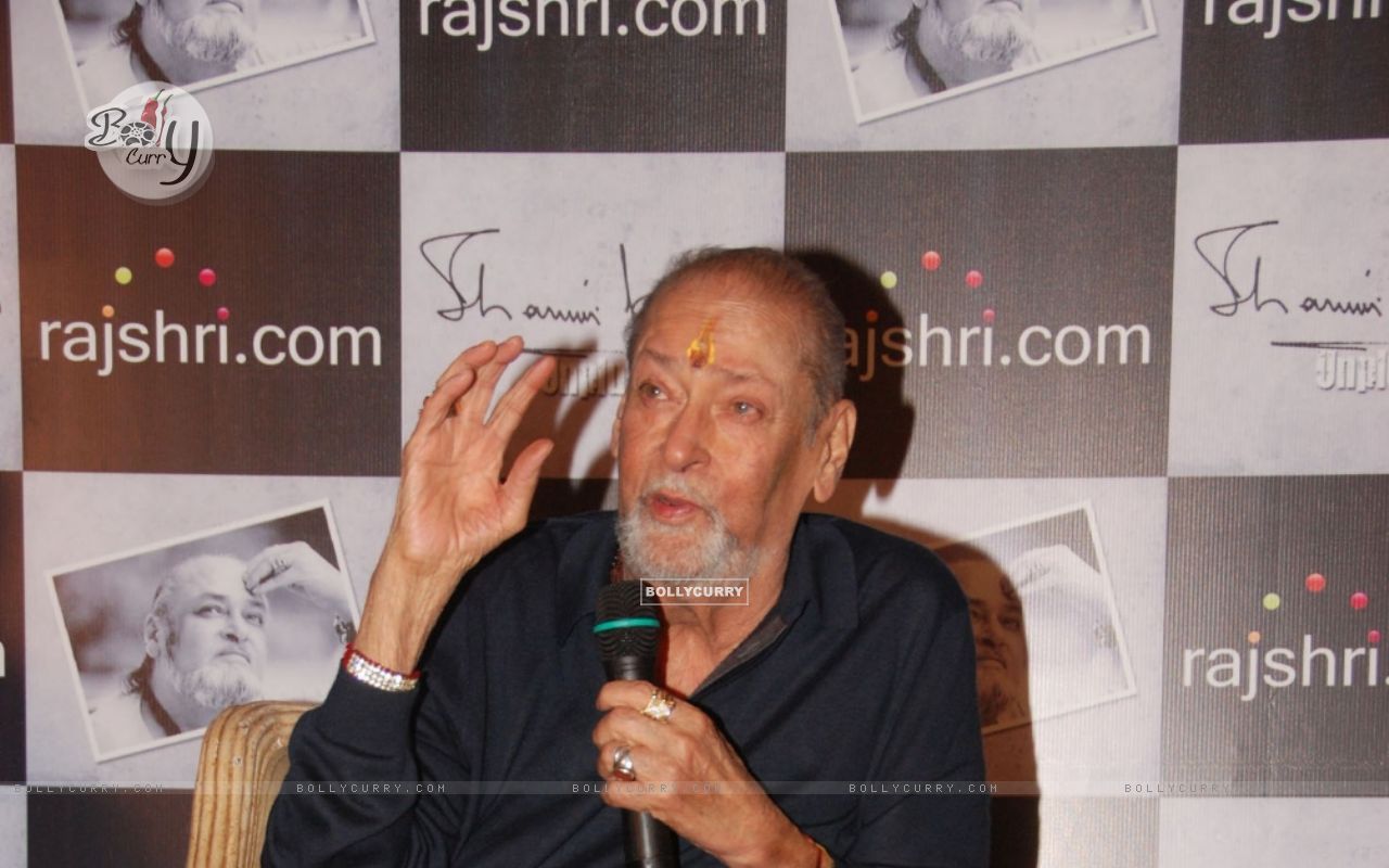 Shammi Kapoor unveils his Unplugged Videos on Rajshricom at Dadar ...