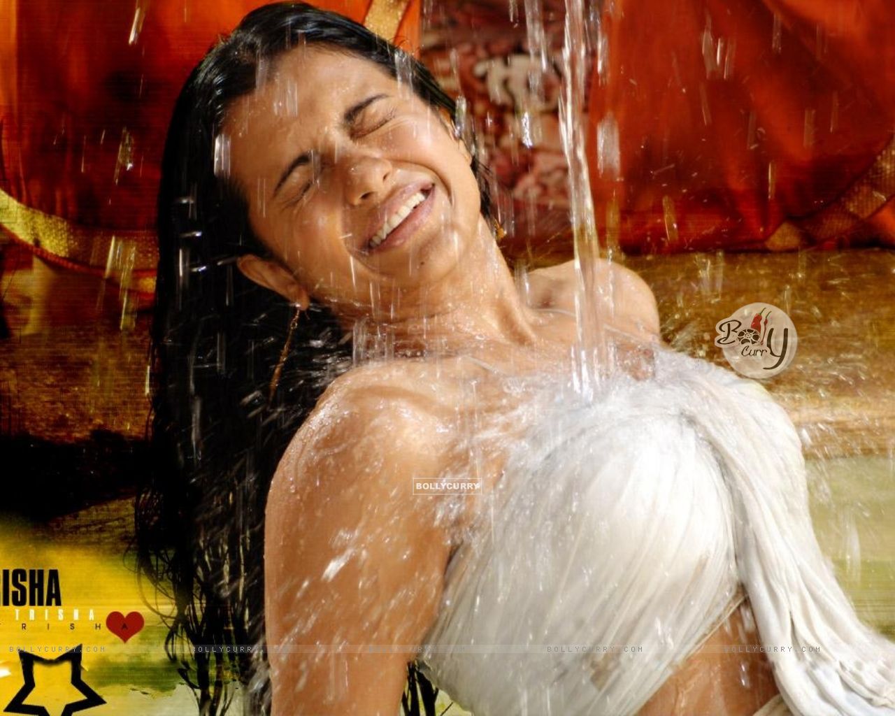 Actress trisha bath